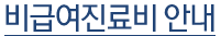 비급여진료비 안내 